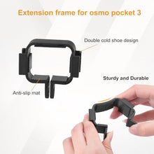Load image into Gallery viewer, Jaws Flex Clamp Mount Adjustable Camera Clip Mount Fence Mounts for DJI Osmo Pocket 3 2 Action 5 4 3, for GoPro Hero 13, 12, 11, 10, 9, 8, 7, 6, 5, 4 and Other Action Cameras, Black_3453