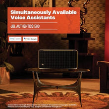 Load image into Gallery viewer, JBL Authentics 500 - Smart Home Speaker - Black, BlackGold_1124