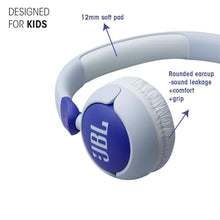 Load image into Gallery viewer, JBL Junior 320 Kids Headphones, Wired, Volume-Limited - Blue_305