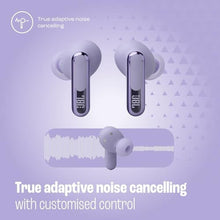 Load image into Gallery viewer, JBL Live Beam 3 - True wireless noise-cancelling stick-closed earbuds, 48Hrs total playback, Wireless Charging, 6 Mics for perfect calls, Multi-point connection, IP55 waterproof and dustproof (Purple)_1298