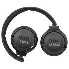 Load image into Gallery viewer, JBL Tune 570BT On-Ear Wireless Bluetooth Headphones with Pure Bass Stereo Sound, Includes Cleaning Cloth - Black(JBLT570BTBLKAM-CC)_1089