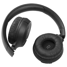 Load image into Gallery viewer, JBL Tune 570BT On-Ear Wireless Bluetooth Headphones with Pure Bass Stereo Sound, Includes Cleaning Cloth - Black(JBLT570BTBLKAM-CC)_1090