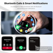 Load image into Gallery viewer, JeeJTek Smart Watch for Men Women - Answer/Make Calls/Quick Reply/AI Voice Assistant, 1.83"" for Android iPhone Samsung Compatible IP68 Smartwatch Fitness Tracker Blood (Silver+Pink, 1.83""), TGW101_661