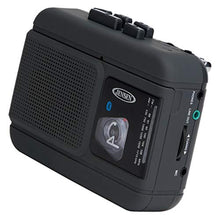 Load image into Gallery viewer, JENSEN MCR-60 MCR-60 Portable Personal Cassette Player/Recorder with AM/FM Radio, Bluetooth, and Earbuds, Black_641