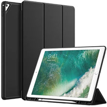 Load image into Gallery viewer, JETech Case for iPad Pro 12.9 Inch (2015/2017 Model, 1st/2nd Generation) with Pencil Holder, Slim Tablet Cover with Soft TPU Back, Auto Wake/Sleep (Black)_1