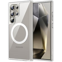 Load image into Gallery viewer, JETech Magnetic Case for Samsung Galaxy S24 Ultra 5G, Compatible with MagSafe, Shockproof Protective Phone Cover, Non-Yellowing Hard Clear PC Back (Clear)_1
