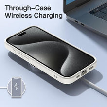 Load image into Gallery viewer, JETech Matte Case for iPhone 15 Pro 6.1-Inch, Shockproof Military Grade Drop Protection, Frosted Translucent Back Phone Cover, Anti-Fingerprint (White)_1306