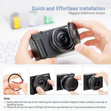Load image into Gallery viewer, JJC Magnetic Lens Cap Cover Lens Protector for Sony ZV-1F ZV1F Vlog Camera, Black_235