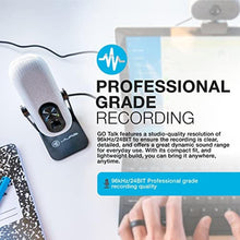 Load image into Gallery viewer, JLab Go Talk USB-C Microphone with Cardioid and omnidirectional Modes, Volume Control, Mute, 3.5mm aux, Plug and Play, White_5583
