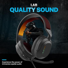 Load image into Gallery viewer, JLab Nightfall Wired Gaming Headset, 3.5mm, Black_3455