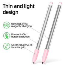Load image into Gallery viewer, Joosko Compatible with Samsung Galaxy Tab S7/S7+/S7 FE/S8/S8+/S8 Ultra/S9/S9+/S9 Ultra/S10 Pencil Case S Pen Case, Silicone Translucent Non-Slip Cover. (Pink)_8196