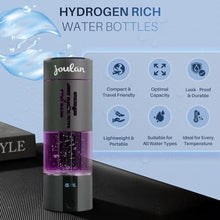 Load image into Gallery viewer, Joulan Hydrogenated Water Bottle Generator Glass & Stainless Steel 4500 PPB | SPE & PEM Water Ionizer | Portable Rechargeable Hydrogen Water Bottle for Healthy Hydration_4063