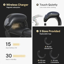 Load image into Gallery viewer, JSGHGDF Tasbih Zikr Smart Ring, Adjustable Ring Finger Counter with Size (18/20/22mm),APP Support Digital Counter Prayer Reminder Rings, Waterproof 4 Digit Finger Counter zikr Ring for Muslims, black_1398