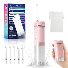 Load image into Gallery viewer, JTF Portable Water Flosser for Travel, 50% Smaller Compact Mini Design, Pink_1