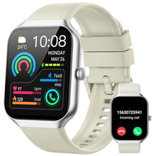 Load image into Gallery viewer, Jugeman Smart Watches for Women(Answer/Make Call), 1.96" HD New Smartwatch with Heart Rate/Sleep Monitor/Pedometer/Calories, 113+ Sports Modes, Fitness Watch IP68 Waterproof for Android iOS, offwhite_1