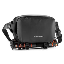 Load image into Gallery viewer, K&F CONCEPT 2 in 1 Sling Bag Everyday Shoulder Bag & Multifunction Photography Crossbody Camera DSLR Backpack Portable Bag Black, AllBlackMedium_1