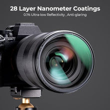Load image into Gallery viewer, K&F CONCEPT 77mm Ultra-Low Reflectivity Circular Polarizers Filter 28 Multi-Layer Coatings Ultra-Slim High Definition Polarizing Camera Lens Filter (Nano-X Series)_1582