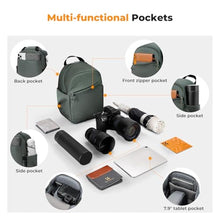 Load image into Gallery viewer, K&F CONCEPT Camera Sling Bag, Compact Photography Bag for DSLR Mirrorless, Green_550
