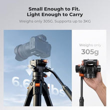 Load image into Gallery viewer, K&F CONCEPT Plastic Fluid Head Silky Smooth for 360Pan and Tilt_704