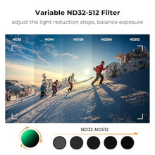 Load image into Gallery viewer, K&F CONCEPT Variable ND32-512 Filter for DJI Osmo Action 5 Pro_1080
