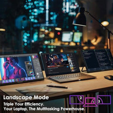 Load image into Gallery viewer, Kado 2-Pack 15.6-Inch 1080p IPS Monitor Extender for Laptop 1920x1080 USB-C, Black_1507