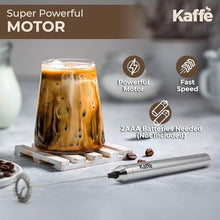 Load image into Gallery viewer, Kaffe Handheld Milk Frother - Stainless Steel - Battery Operated (NO STAND), StainlessSteel_6444