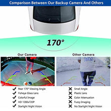 Load image into Gallery viewer, Kairiyard Backup Camera for Car, 170 Degree Wide View Angel Guide Line on/Off Waterproof Reverse Rear View Camera for Trucks Pickup SUV_801