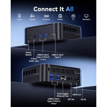 Load image into Gallery viewer, KAMRUI Gaming Mini PC, AMD R7 7730U 16GB RAM 512GB SSD Windows 11 Pro, Black_44