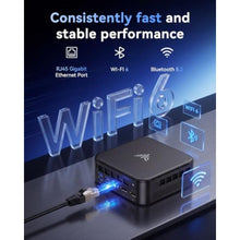 Load image into Gallery viewer, KAMRUI Gaming Mini PC, AMD R7 7730U 16GB RAM 512GB SSD Windows 11 Pro, Black_45