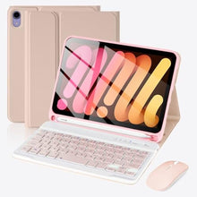 Load image into Gallery viewer, kantaj for iPad 8.3 inch Mini 7 (2024)/Mini 6 (2021) Generation Keyboard Case with Mouse, Detachable Case with Keyboard for iPad A17 Pro/7th/6th Gen, Magnetic, Auto Sleep/Wake, Pencil Holder, PK, Pink_1