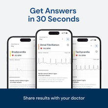 Load image into Gallery viewer, KardiaMobile 1-Lead EKG Monitor, Medical-Grade FDA-Cleared Personal Heart Monitor, Detects Normal, AFib & Arrhythmias, 30 Second Results, Works with Most Smartphones, HSA&FSA Eligible, Black_756