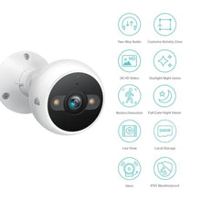 Load image into Gallery viewer, Kasa 2K+ Outdoor Wired Security Camera, KC420WS, White_150