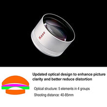 Load image into Gallery viewer, Kase HD Master Macro Lens for iPhone 17 16 15 14 13 12 Samsung Pixel Android, Macro Photography Phone Camera Lens Attachment, Long Shoot Distance 40-85mm, Silver_7796