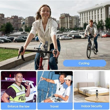 Load image into Gallery viewer, kaysunlink Body Camera with 1.4 Screen Audio and Auto Video Night Vision 1440P UHD Mini Police Wearable Body Worn Cam Portable Small Personal Camcorder Sport Action Outdoor Video Recorder (2K-128GB), inkyblack_1455
