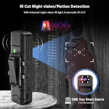 Load image into Gallery viewer, kaysunlink Body Camera with 1.4 Screen Audio and Auto Video Night Vision 1440P UHD Mini Police Wearable Body Worn Cam Portable Small Personal Camcorder Sport Action Outdoor Video Recorder (2K-128GB), inkyblack_1458