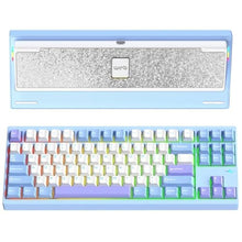 Load image into Gallery viewer, KEEBMONKEY WOBKEY Crush 80 Reboot CNC Aluminum 5-Second Quick-Release Triple-Mode Connectivity Mechanical Keyboard with Superior Acoustics (Pro Blue)_1