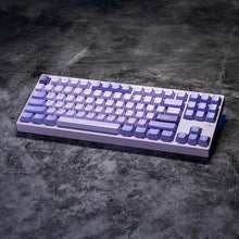 Load image into Gallery viewer, KEEBMONKEY WOBKEY Crush 80 Reboot CNC Aluminum 5-Second Quick-Release Triple-Mode Connectivity Mechanical Keyboard with Superior Acoustics (Pro Purple)_5599