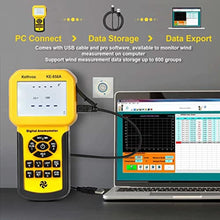 Load image into Gallery viewer, Kethvoz 856A HVAC Anemometer, Commercial CFM/CMM Air Flow Tester w/USB Data Storage & PC Connect - Measures Wind Speed, Air Volume, Temperature for AC, Ducts, Dust Collection Systems_7016