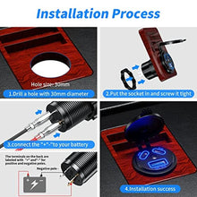 Load image into Gallery viewer, Kewig 12V USB Outlet Car Charge, 108W Super Fast Dual Charging Port_1917
