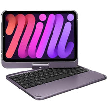 Load image into Gallery viewer, Keyboard Case for iPad Mini 7th Gen (A17 Pro) and 6th Generation Purple, MetallicPurple_1