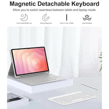 Load image into Gallery viewer, Keyboard Case for Samsung Galaxy Tab S11 Ultra 14.6 Inch 2025, Galaxy Tablet S11 Ultra Case Keypad with S Pen Holder, Smart Folio Cover for Samsung Tab 14.6'' SM-X930/X936B with Keyboard, Grey_730