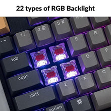 Load image into Gallery viewer, Keychron C2 Pro Wired QMK/VIA Mechanical Keyboard Full Size Layout Custom Programmable Macro RGB Backlit with Keychron K Pro Red Switch OEM Profile Double-Shot PBT Keycaps for Mac Windows Linux, KeychronKProRedSwitch_2911