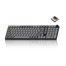 Load image into Gallery viewer, Keychron K17 Max 96% Layout QMK/Launcher Ultra-Slim Wireless/Type-C Wired Mechanical Keyboard with RGB Backlit, Low-Profile Gateron Mechanical Brown Switch Compatible with Mac Windows, BrownSwitch_1