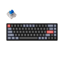 Load image into Gallery viewer, Keychron K6 Pro QMK/Launcher Wireless Mechanical Keyboard Custom Programmable Macro Hot-Swappable Keychron K Pro Blue Switch 65% Layout Aluminum Frame RGB Backlit Office Keyboard for Mac Windows Linux, RGBBacklightAluminumFrameB_1
