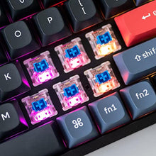 Load image into Gallery viewer, Keychron K6 Pro QMK/Launcher Wireless Mechanical Keyboard Custom Programmable Macro Hot-Swappable Keychron K Pro Blue Switch 65% Layout Aluminum Frame RGB Backlit Office Keyboard for Mac Windows Linux, RGBBacklightAluminumFrameB_7016