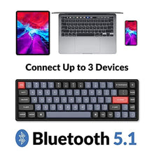 Load image into Gallery viewer, Keychron K6 Pro Wireless Custom Mechanical Keyboard, QMK/Launcher Programmable Macro, Hot-Swappable Keychron K Pro Red Switch, 65% Layout Aluminum RGB Backlit Office Keyboard for Mac Windows Linux, RGBBacklightAluminumFrameA_2874