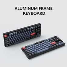Load image into Gallery viewer, Keychron K8 Pro Wireless Custom Mechanical Keyboard, QMK/VIA Programmable Bluetooth/Wired Tenkeyless RGB Backlight with Hot-swappable Gateron G Pro Red Switch Compatible with Mac Windows Linux, HotswapGateronGProRedSwitch_1131