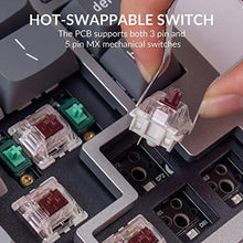 Load image into Gallery viewer, Keychron Q2 Wired Custom Mechanical Keyboard Knob Version, 65% Layout QMK/VIA Programmable Macro with Hot-swappable Gateron G Pro Brown Switch Double Gasket Compatible with Mac Windows Linux (Grey), HotswapGateronGProBrownSwitch_7082
