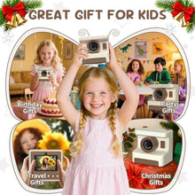 Load image into Gallery viewer, Kids Instant Print Camera with 32GB SD Card - No Ink Needed Thermal Printer, 48MP FHD Video, 2.4" Screen, 1200mAh Battery | Birthday Gift for Boys Girls_1901