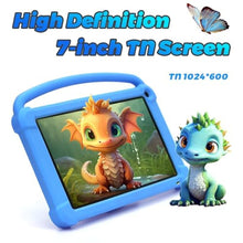 Load image into Gallery viewer, Kids Tablet 7 inch for Boys Girls, Android Tablets for Kids 4GB RAM 32GB ROM Toddler Tablet WIFI Bluetooth Safety Eye IPS Screen Parental Control, Dual Camera Shockproof Case for Educational, Games._2467